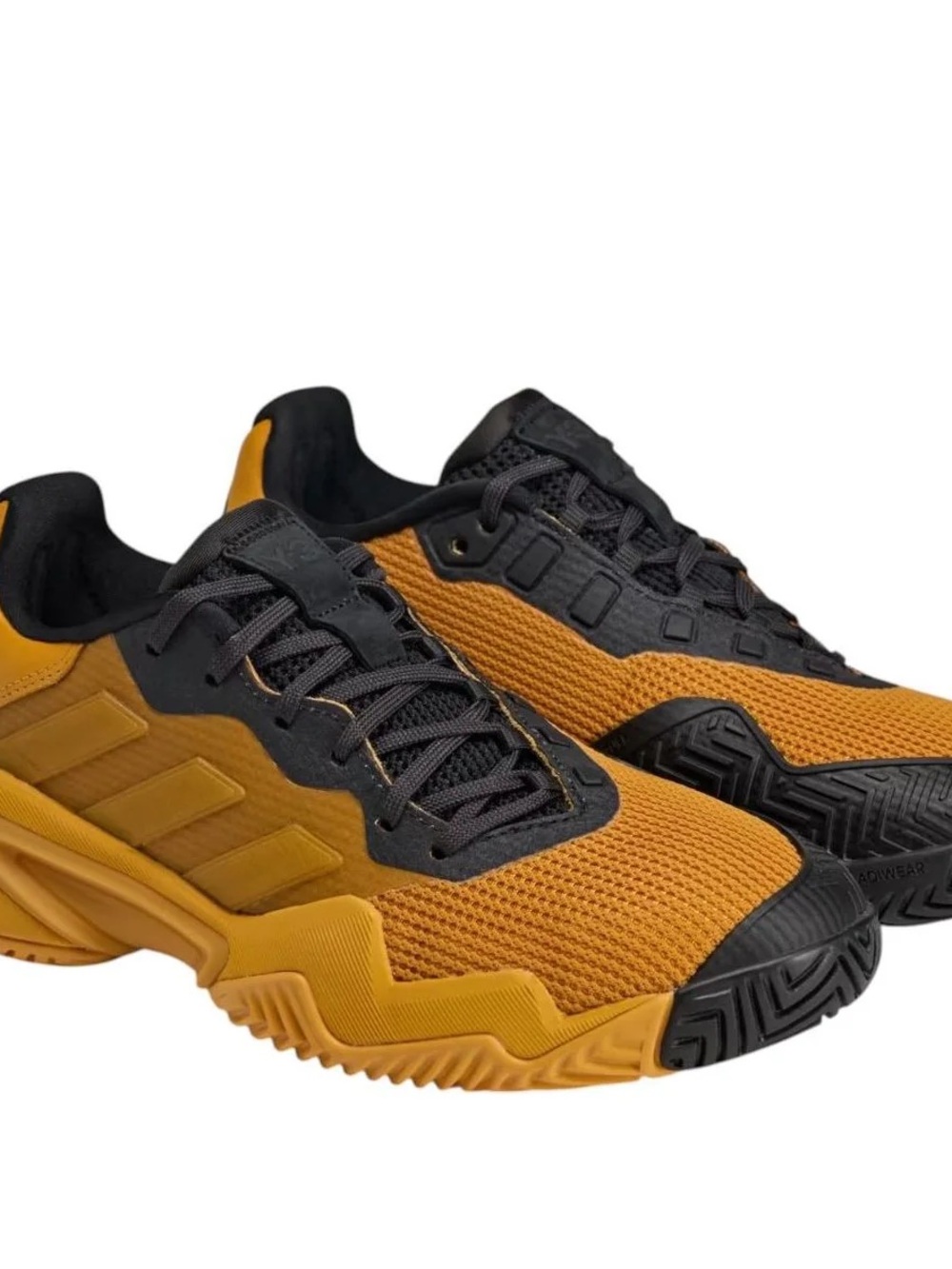 adidas Y3 Barricade 13 Tennis Womens Yellow Sneakers Athletic Shoes JP9843